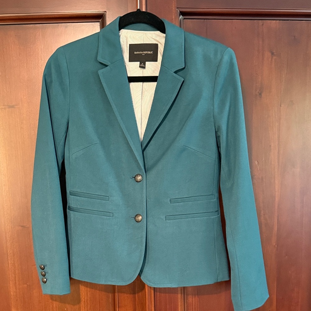 Banana Republic Women's Dark Green Blazer